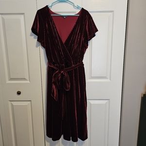Plus Size Modcloth velvet dress